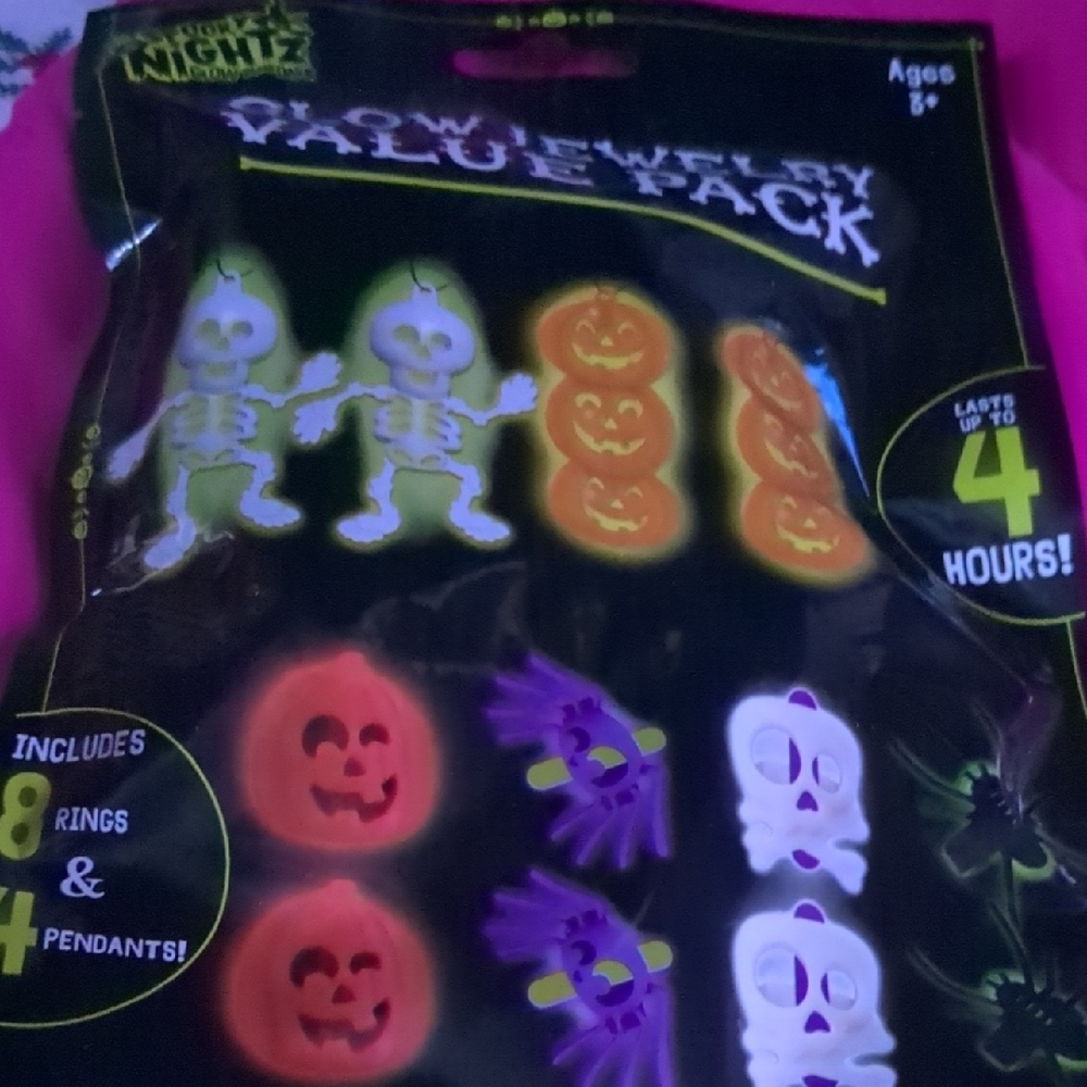 Glow in the Dark Halloween Party Pack
